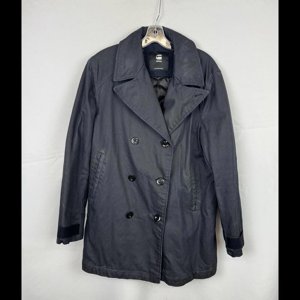 G-Star RAW Denim Peacoat Jacket Size L